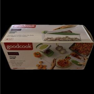 GoodCook Veggie Dicer - PBA Free with Stainless steel blades and 4 cup capacity.